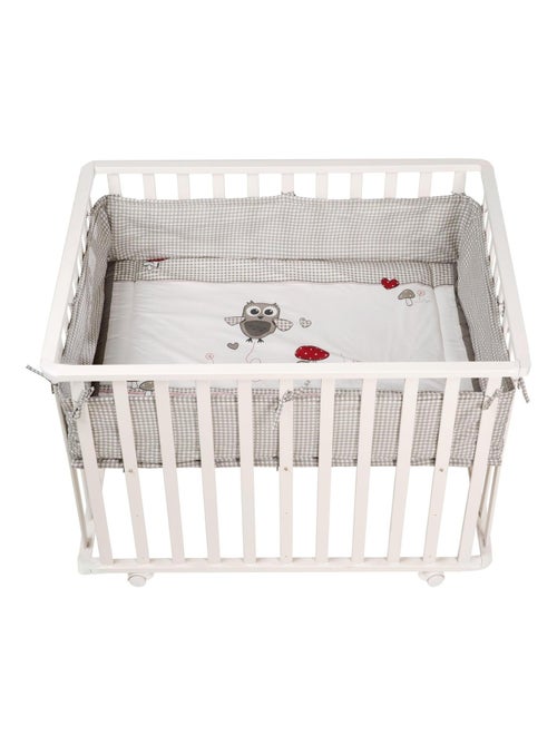 Box per bambini in legno + tappeto "Adam & Eule" + ruote – ROBA - Kiabi