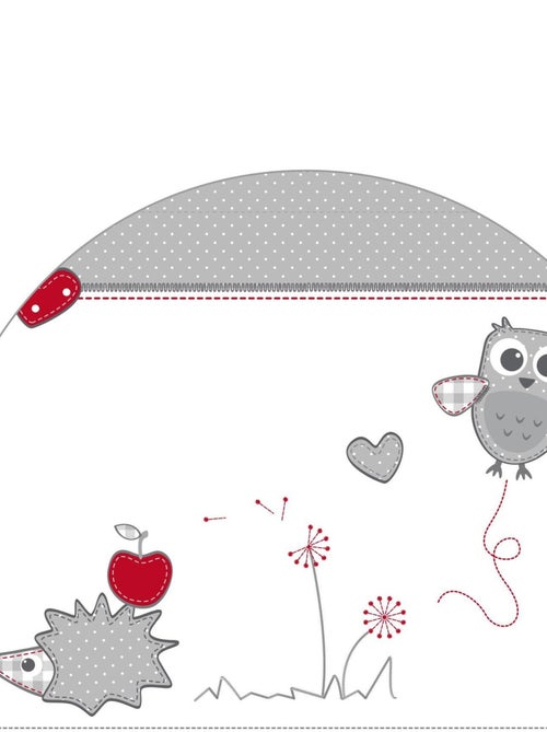 Box per bambini in legno + tappeto "Adam & Eule" + ruote – ROBA - Kiabi