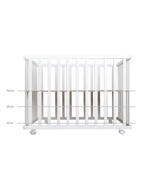 Box per bambini in legno + tappeto "Adam & Eule" + ruote – ROBA - Kiabi