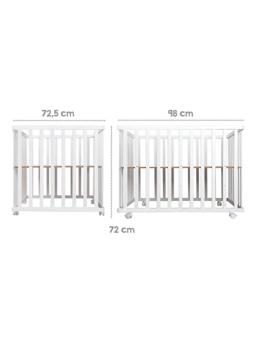 Box per bambini in legno + tappeto "Adam & Eule" + ruote – ROBA - Kiabi