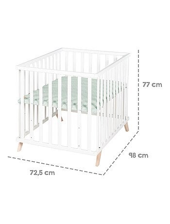 Box per bambini mobile in legno con tappeto in cotone bio "Roba Lil Planet