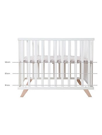 Box per bambini rettangolare in legno massello con tappeto in cotone bio "Roba Lil Planet