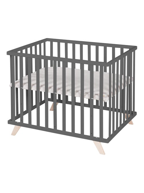 Box per bambini rettangolare con tappeto in cotone bio "Roba Lil Planet" - Kiabi