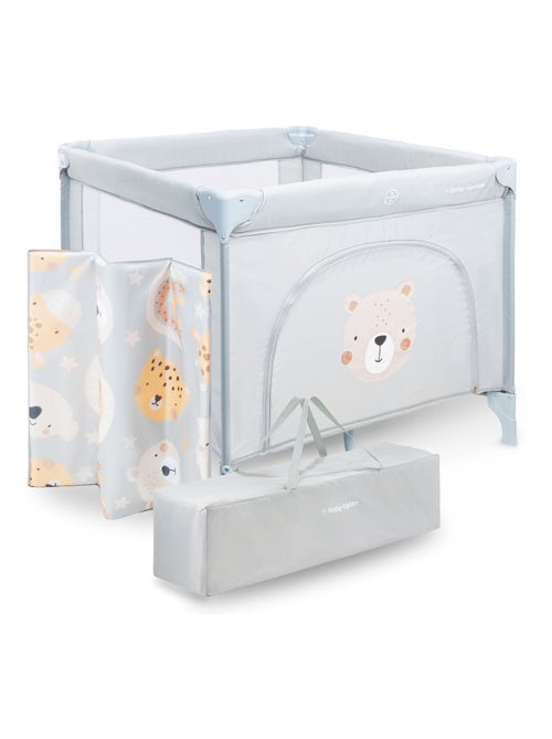 Box Pieghevole per Neonato con Materasso e Borsa da Trasporto – Parco Giochi Sicuro 0-36 mesi - Kiabi Box Pieghevole per Neonato con Materasso e Borsa da Trasporto – Parco Giochi Sicuro 0-36 mesi - Kiabi