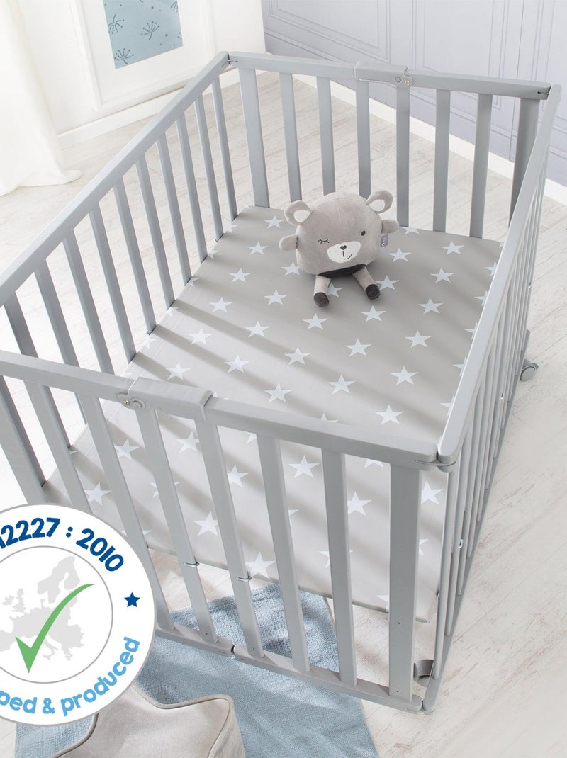 Box pieghevole rettangolare con ruote con freno – ROBA Grigio - Kiabi
