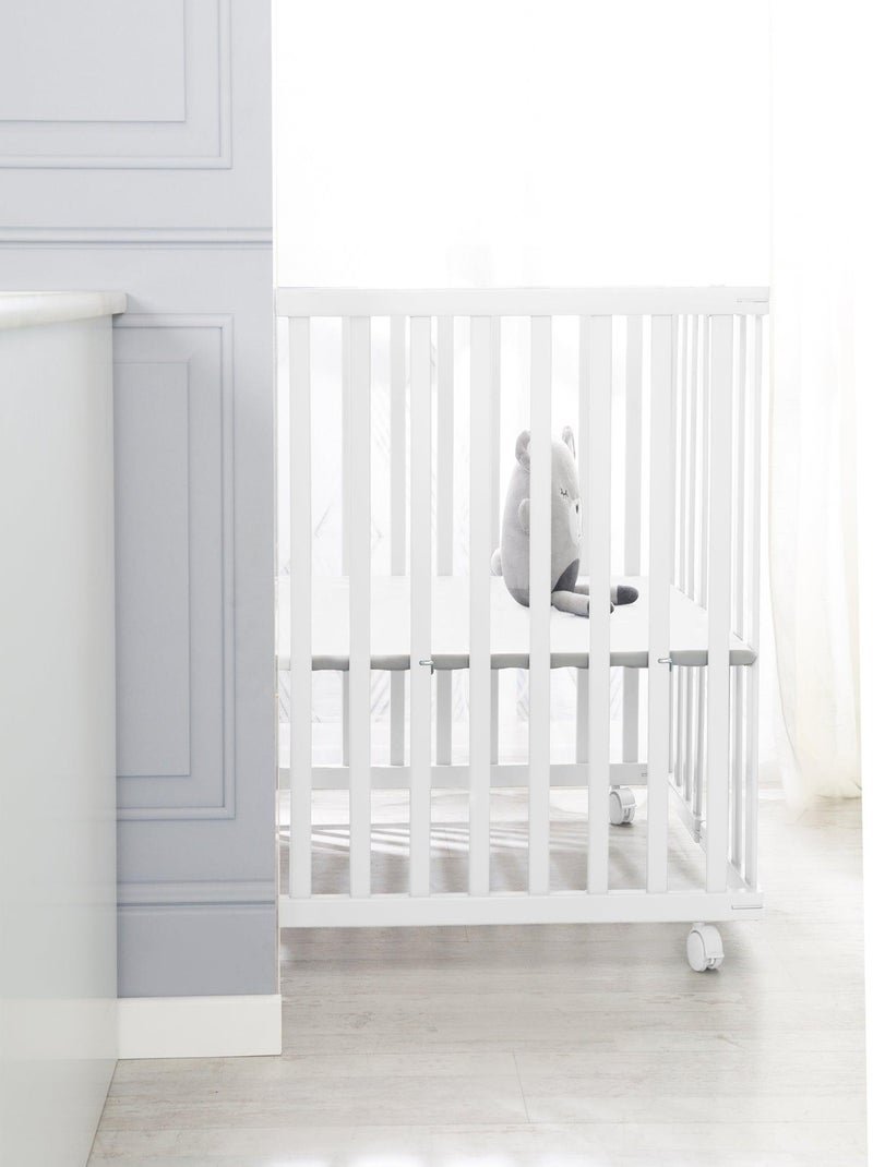 Box pieghevole rettangolare con ruote frenanti – ROBA Bianco - Kiabi