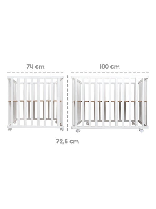 Box pieghevole rettangolare con ruote frenanti – ROBA - Kiabi