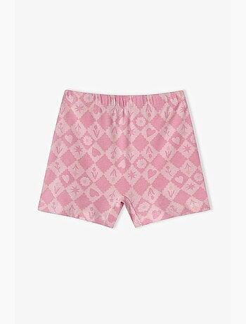 Boxer bambina princess print con motivo a stelle penti