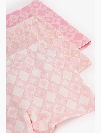 Boxer bambina princess print con motivo a stelle penti