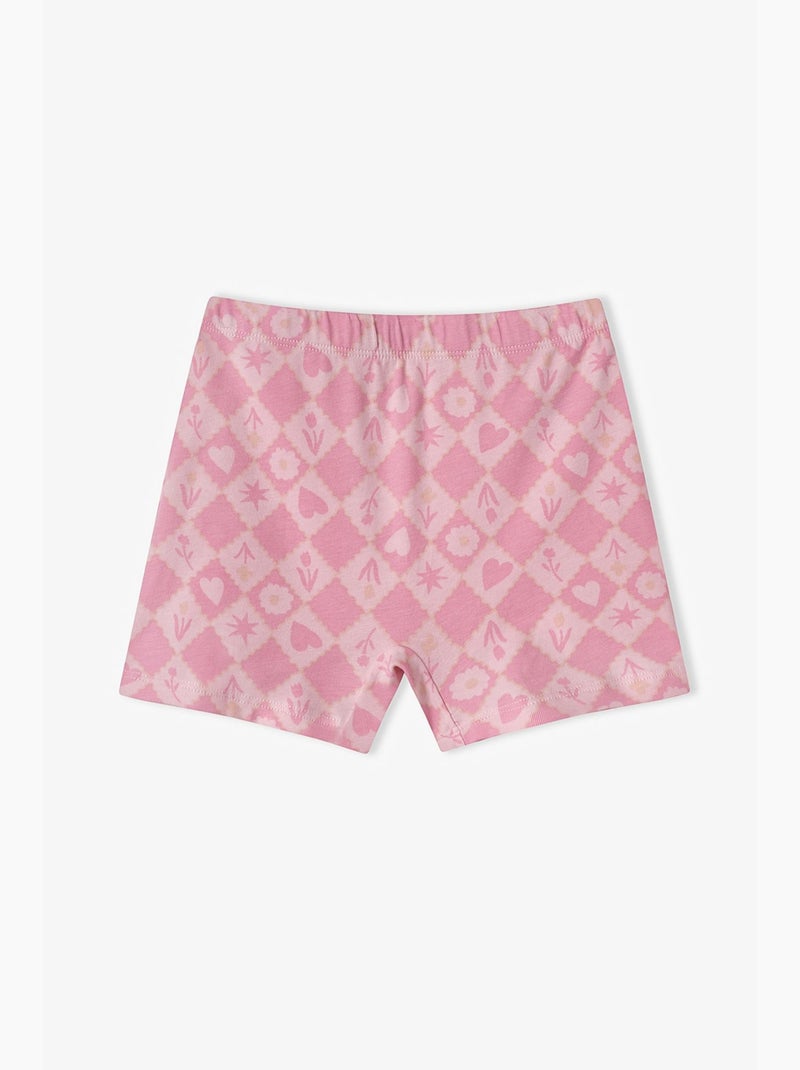 Boxer bambina princess print con motivo a stelle penti Rosa - Kiabi