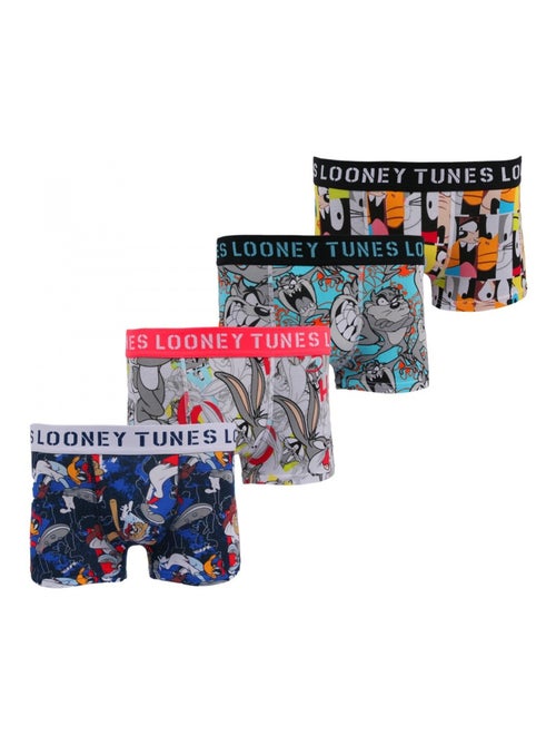 Boxer bambino Looney Tunes confezione da 4 - Kiabi Boxer bambino Looney Tunes confezione da 4 - Kiabi
