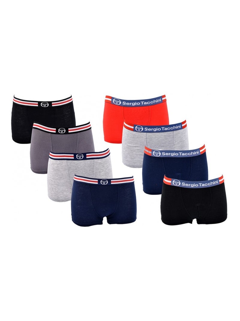 Boxer Bambino SERGIO TACCHINI - Confezione da 8 Multicolore - Kiabi