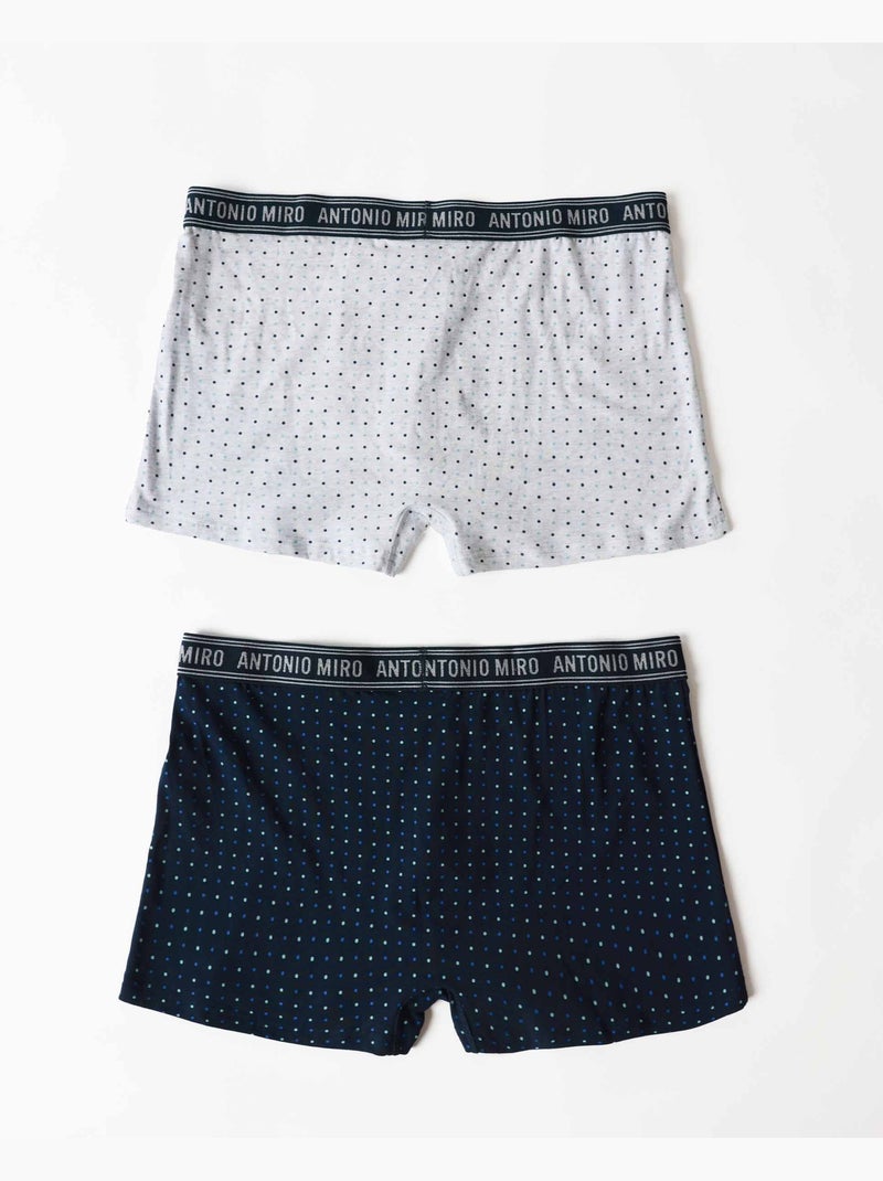 Boxer Briefs da uomo ANTONIO MIRO Dots (scatola da 2 unità) Multicolore - Kiabi