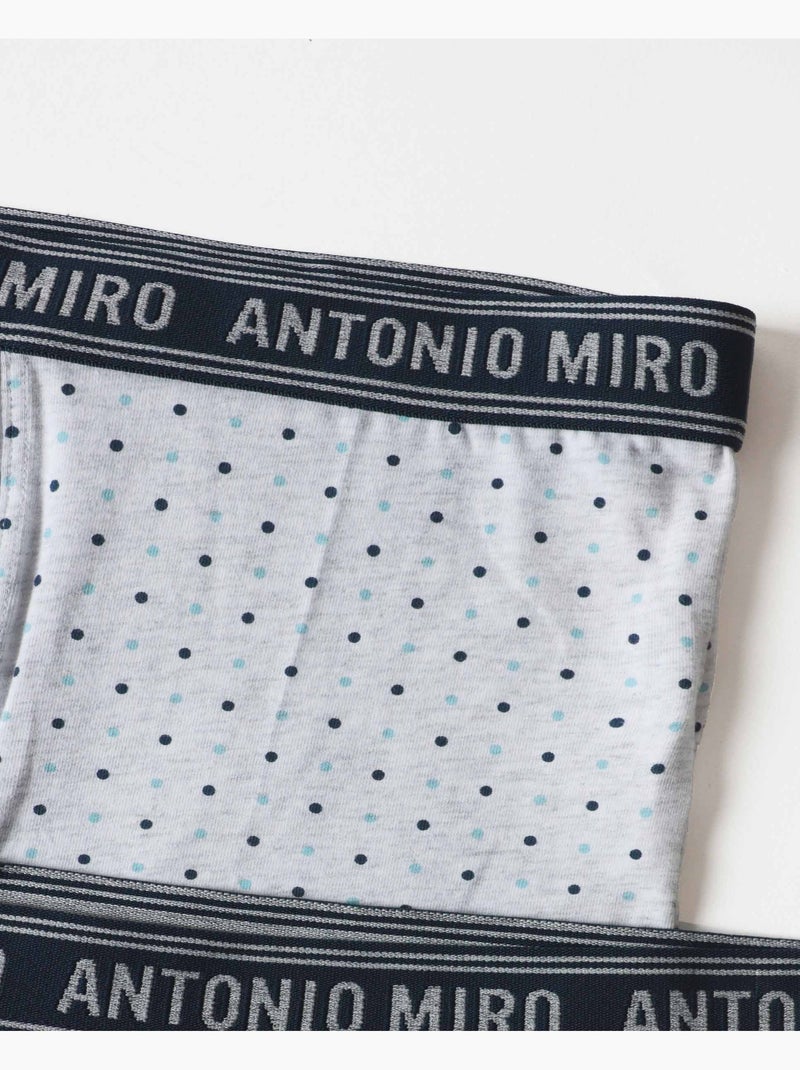Boxer Briefs da uomo ANTONIO MIRO Dots (scatola da 2 unità) Multicolore - Kiabi