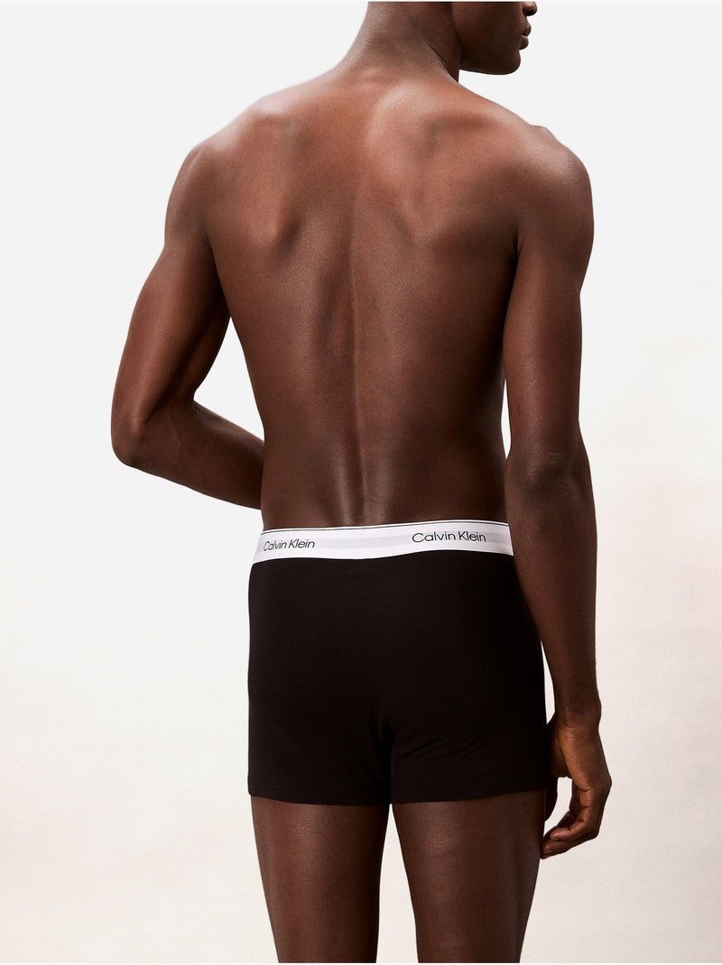 Boxer con elastico in vita - Calvin Klein Bianco Nero - Kiabi