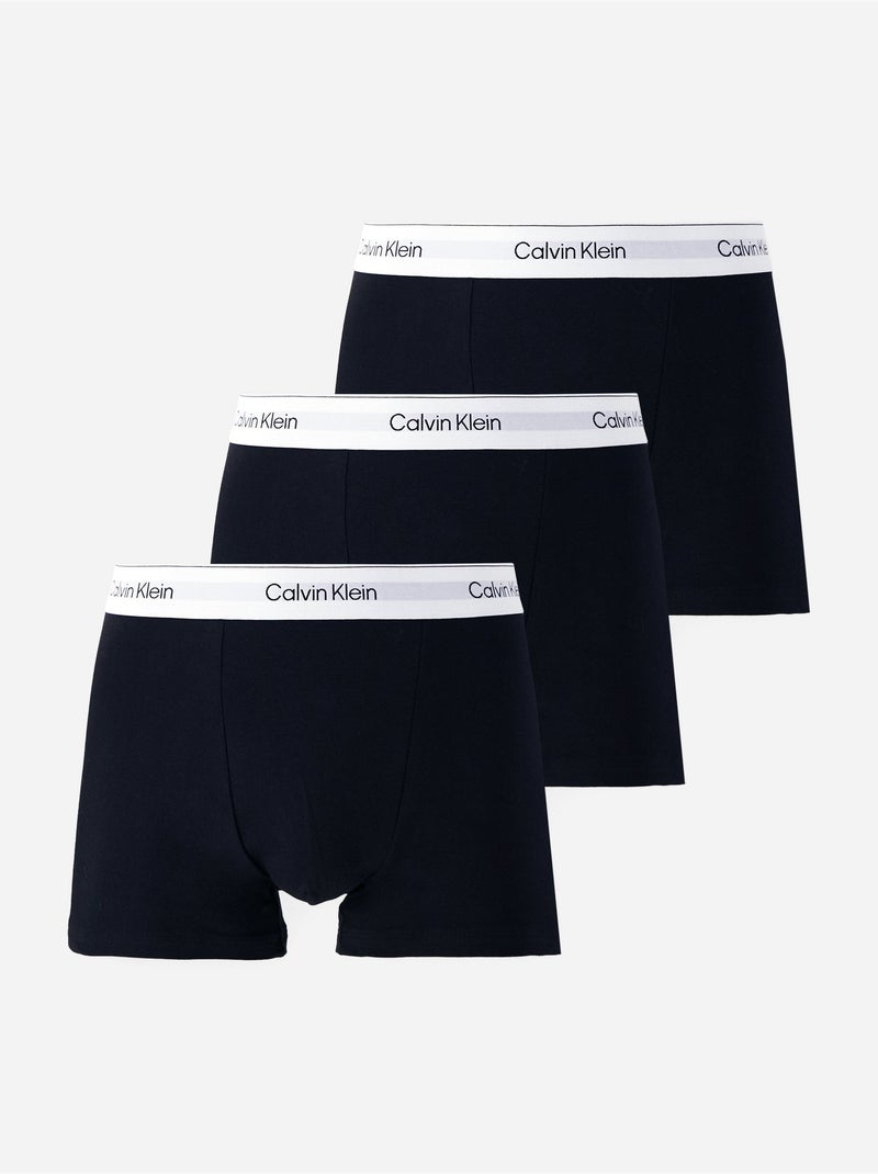 Boxer con elastico in vita - Calvin Klein Bianco Nero - Kiabi
