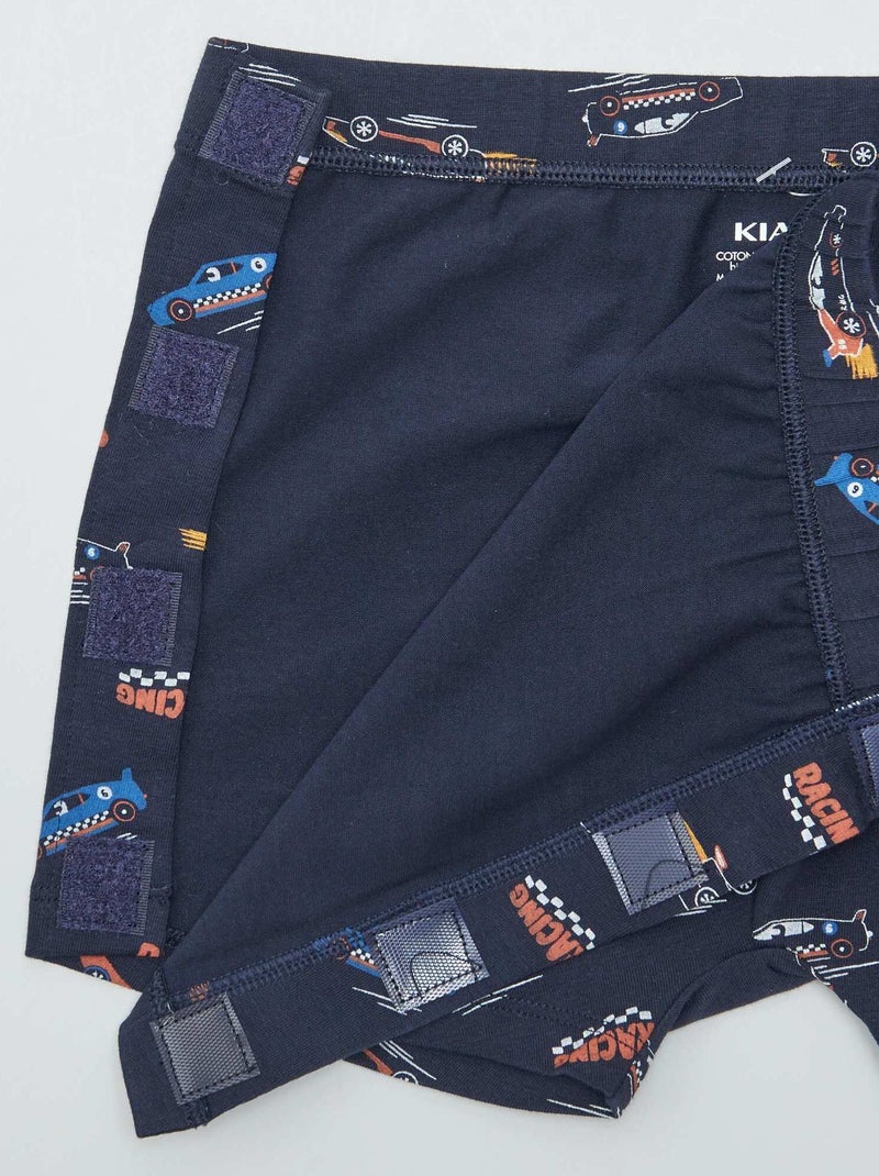 Boxer con strappi - collezione facile da indossare BLU - Kiabi