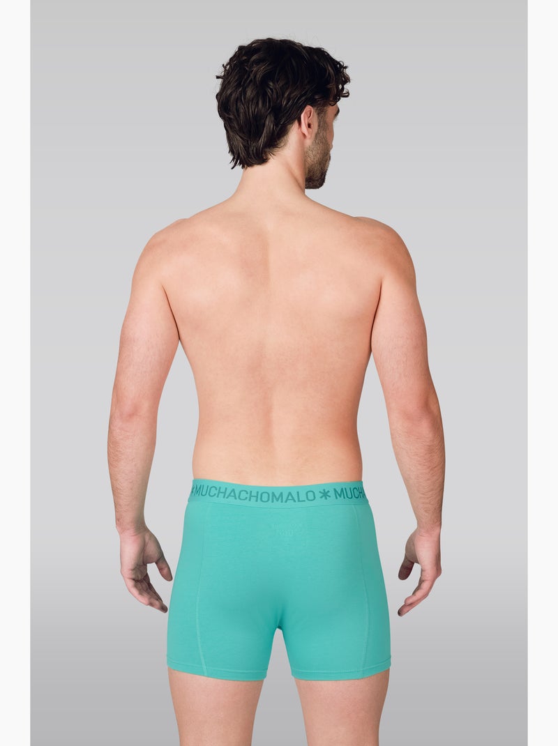 Boxer confezione da 12 in cotone premium Muchachomalo comfort traspirante e vestibilità perfetta Nero Blu Grigio - Kiabi