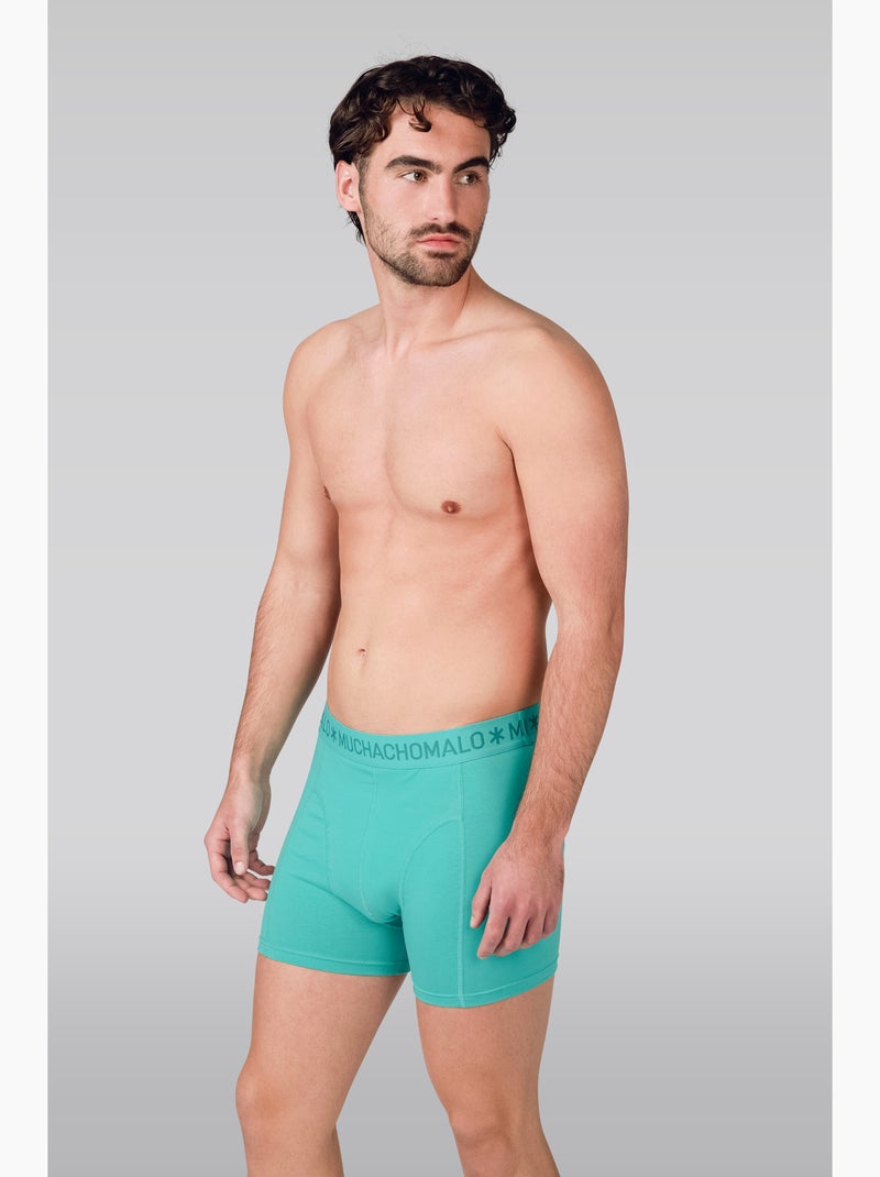 Boxer confezione da 12 in cotone premium Muchachomalo comfort traspirante e vestibilità perfetta Nero Blu Grigio - Kiabi