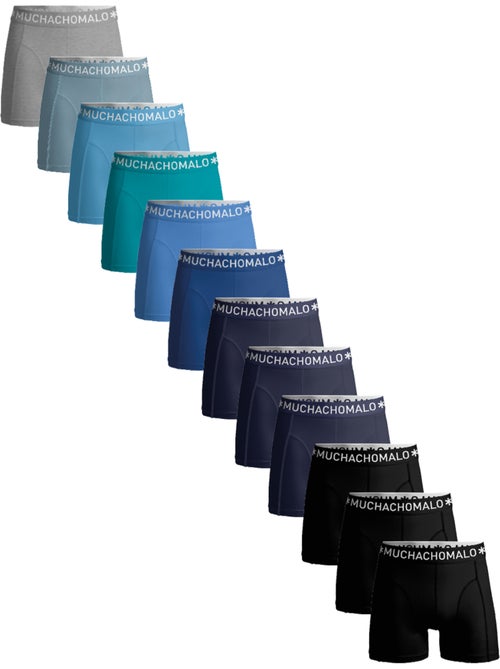 Boxer confezione da 12 in cotone premium Muchachomalo comfort traspirante e vestibilità perfetta - Kiabi Boxer confezione da 12 in cotone premium Muchachomalo comfort traspirante e vestibilità perfetta - Kiabi