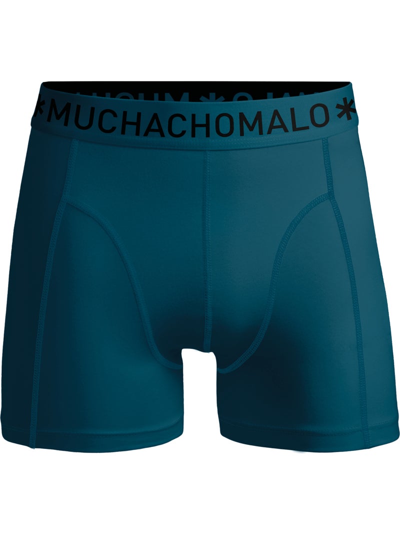 Boxer confezione da 12 in cotone premium Muchachomalo comfort traspirante e vestibilità perfetta Nero/Blu/Verde - Kiabi