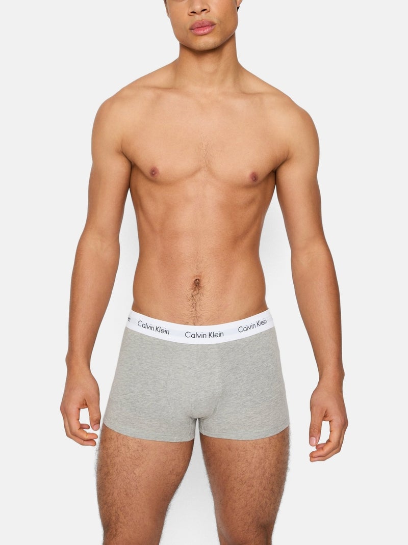 Boxer confezione x3 - Calvin Klein Nero Grigio Bianco - Kiabi