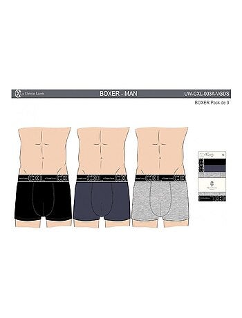 Boxer uomo CXL BY LACROIX X6 - Confezione da 6