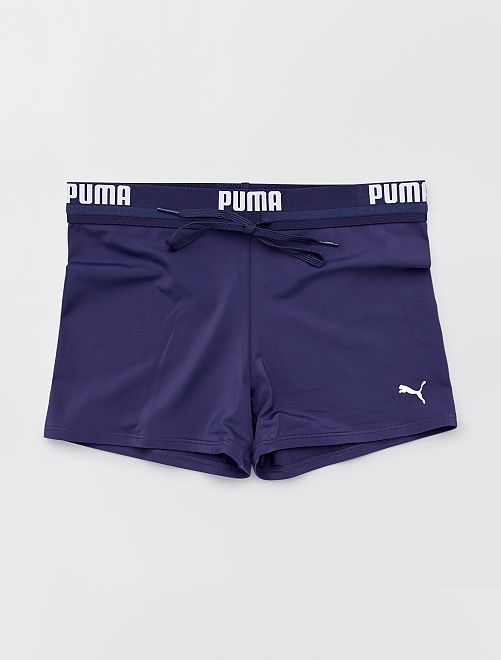 Boxer da bagno cinturino logo 'Puma'                                         BLU 

