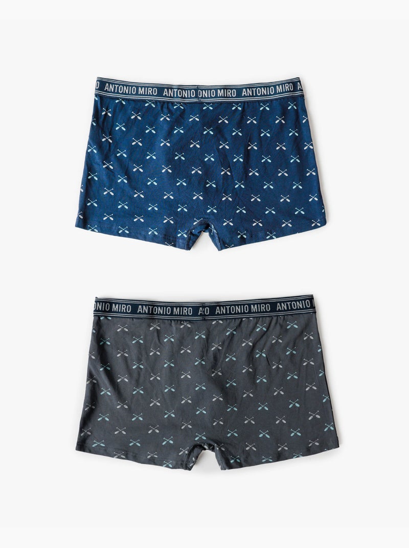 Boxer da campeggio da uomo ANTONIO MIRO (scatola da 2 unità) Multicolore - Kiabi