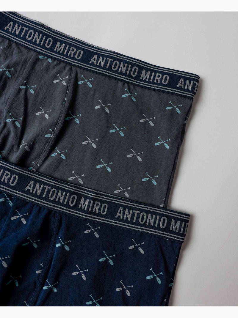Boxer da campeggio da uomo ANTONIO MIRO (scatola da 2 unità) Multicolore - Kiabi