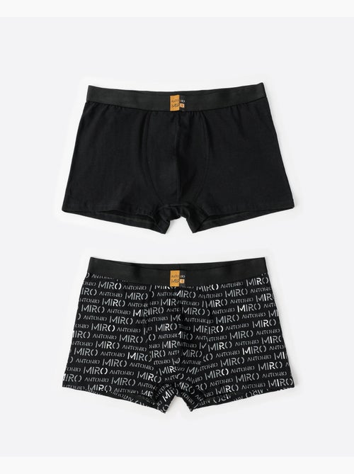 Boxer da uomo ANTONIO MIRO Letters (scatola da 2 unità) - Kiabi