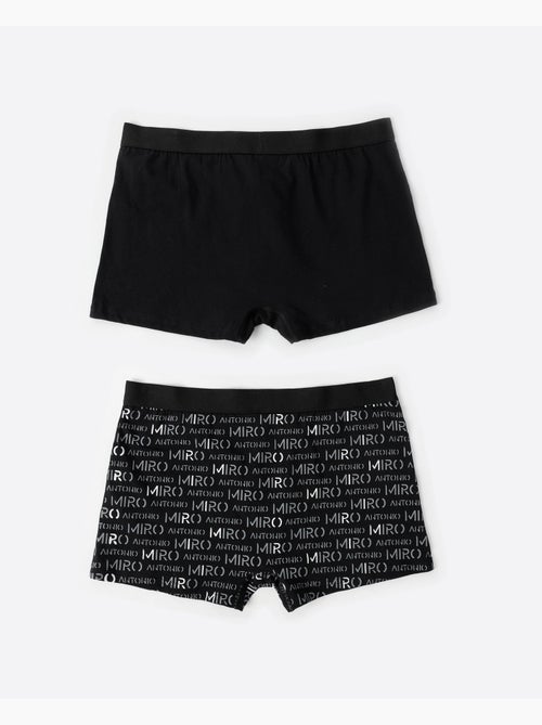 Boxer da uomo ANTONIO MIRO Letters (scatola da 2 unità) - Kiabi
