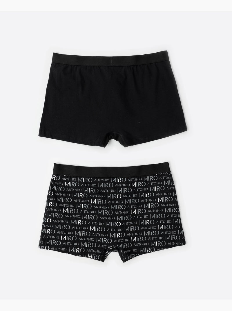 Boxer da uomo ANTONIO MIRO Letters (scatola da 2 unità) Multicolore - Kiabi