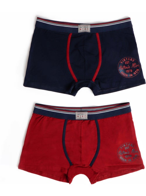 Boxer da uomo ANTONIO MIRO Stamp (scatola da 2) - Kiabi Boxer da uomo ANTONIO MIRO Stamp (scatola da 2) - Kiabi