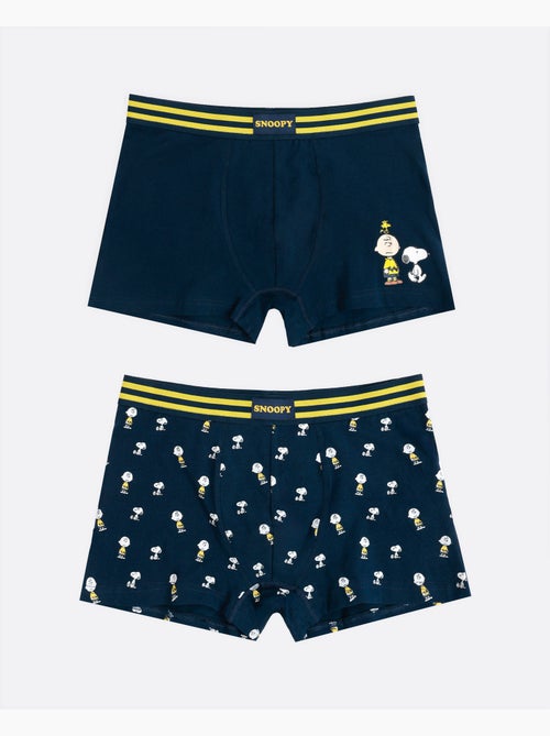 Boxer da uomo Charlie & Snoopy dei PEANUTS (confezione da 2) - Kiabi Boxer da uomo Charlie & Snoopy dei PEANUTS (confezione da 2) - Kiabi