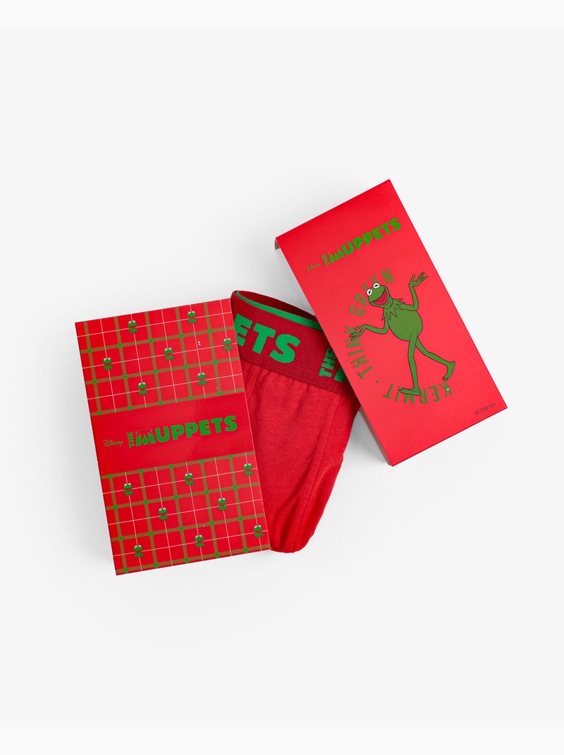 Boxer da uomo DISNEY Kermit in confezione regalo Rosso - Kiabi