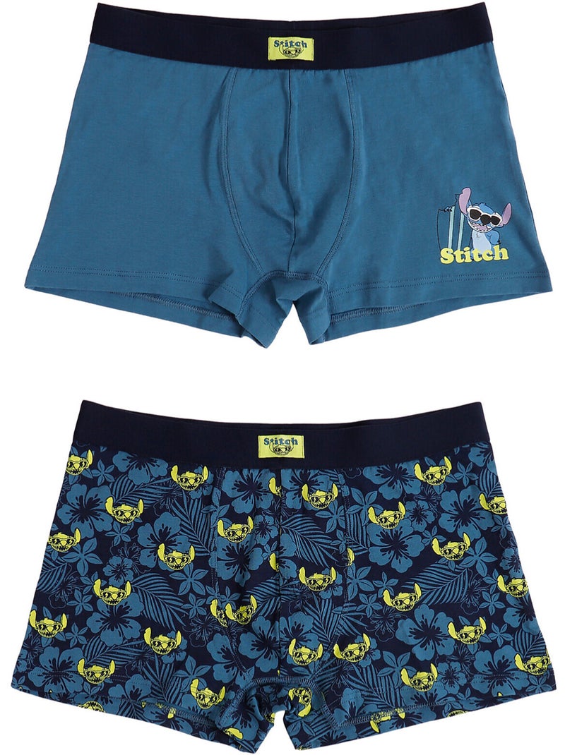 Boxer da uomo DISNEY Lilo & Stitch (confezione da 2) Blu - Kiabi