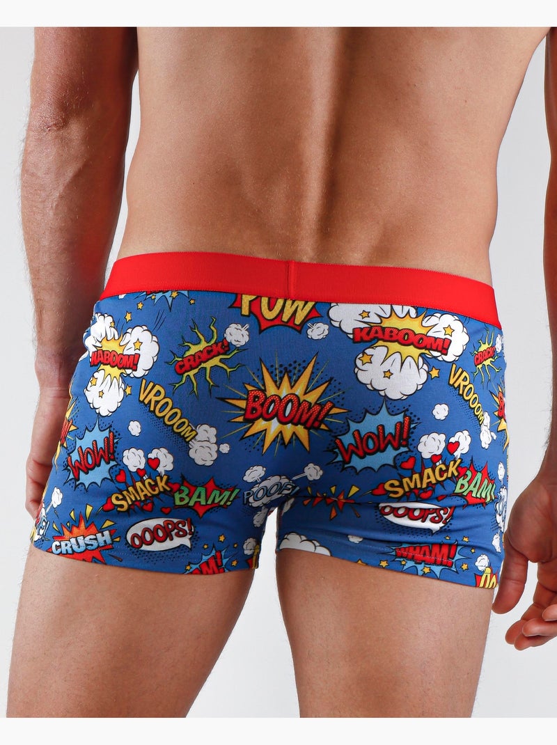 Boxer da uomo DIVER Comic (scatola da 2) Multicolore - Kiabi
