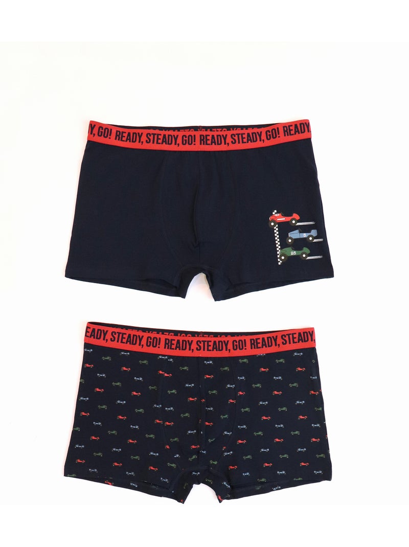 Boxer da uomo DIVER Vintage Cars (confezione da 2) Multicolore - Kiabi