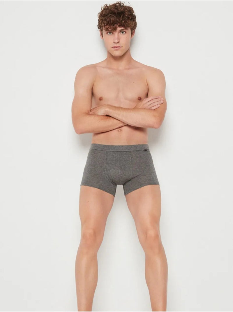 Boxer da uomo in tessuto Grigio grigio antracite - Kiabi