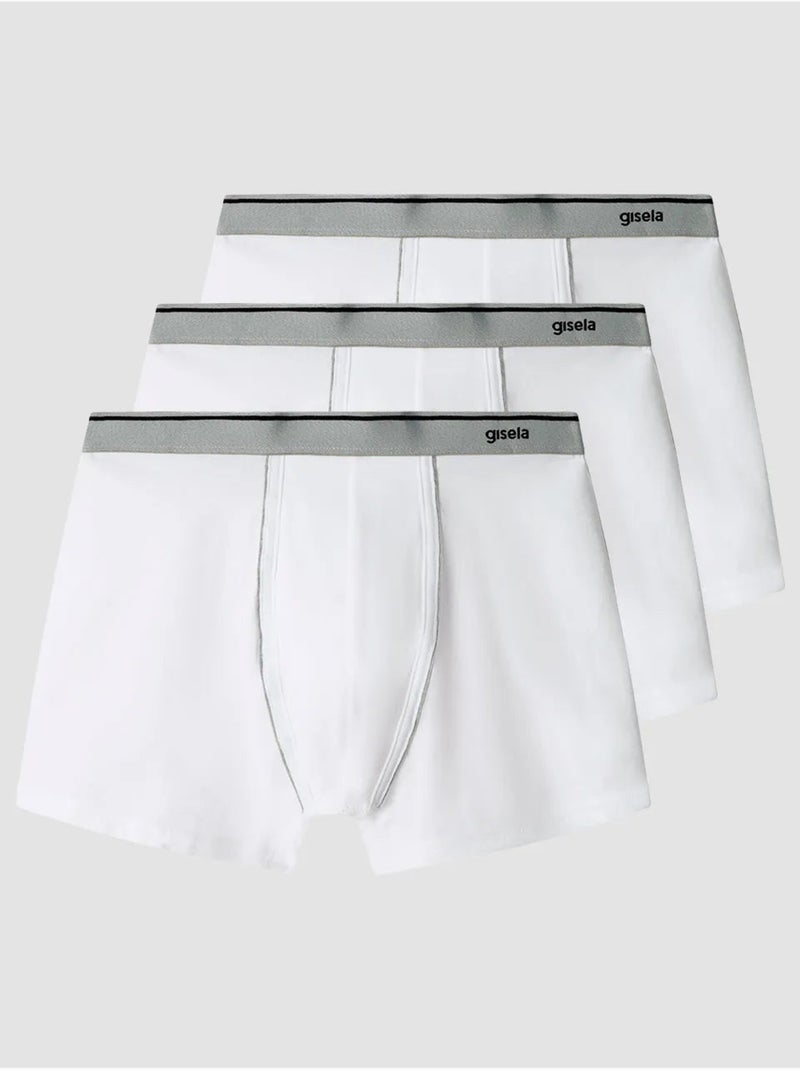 Boxer da uomo ipoallergenico Bianco - Kiabi