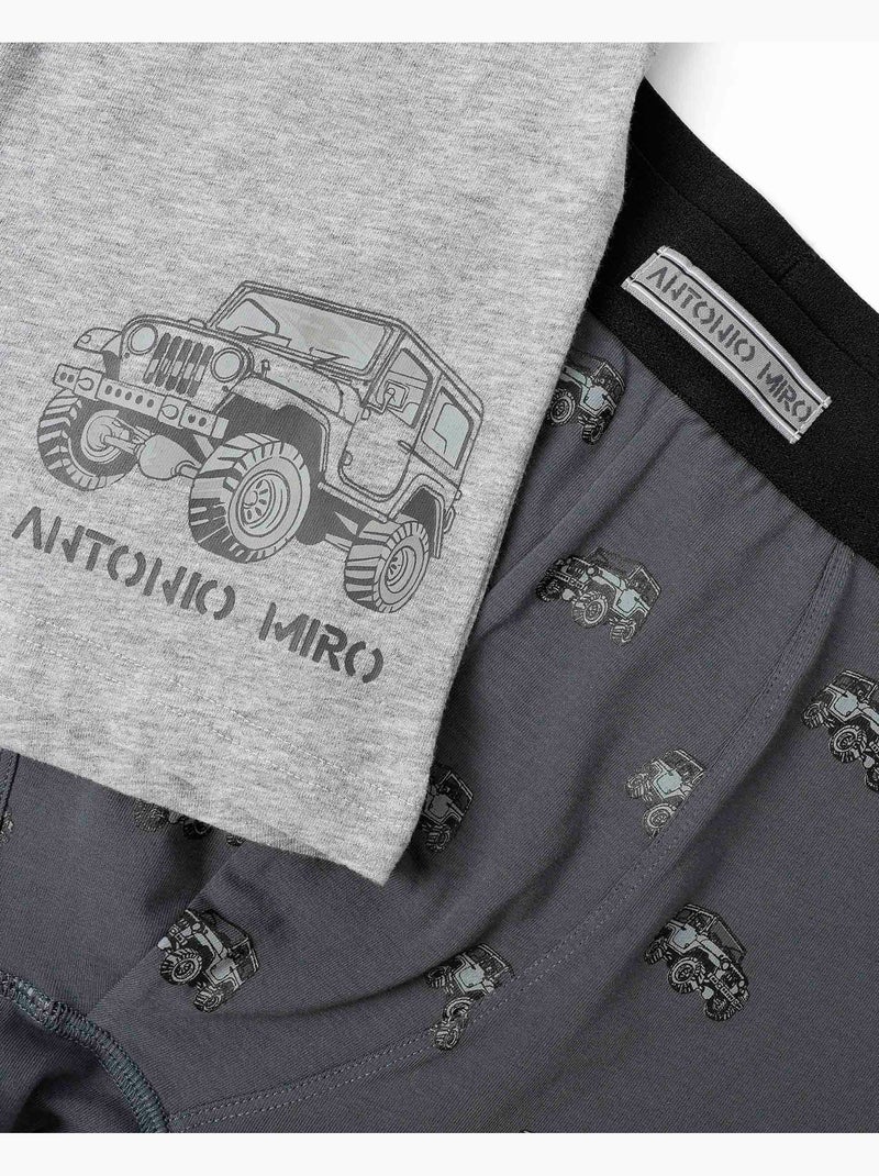 Boxer da uomo Jeep ANTONIO MIRO (scatola da 2 unità) Multicolore - Kiabi