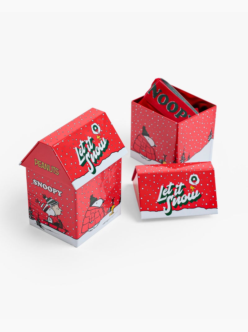 Boxer da uomo PEANUTS Let It Snow Home Rosso - Kiabi