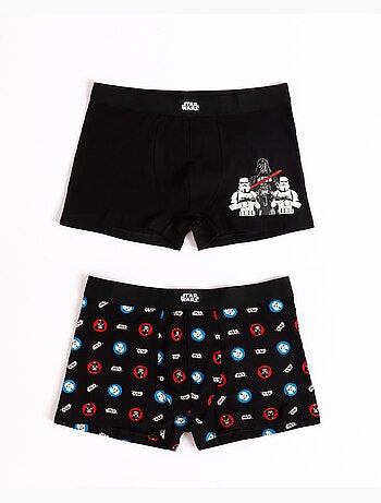 Boxer da uomo STAR WARS blu e rossi (confezione da 2)