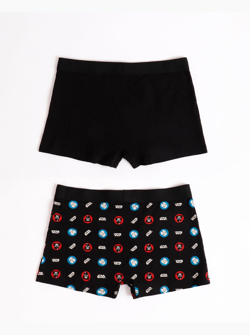 Boxer da uomo STAR WARS blu e rossi (confezione da 2) Multicolore - Kiabi