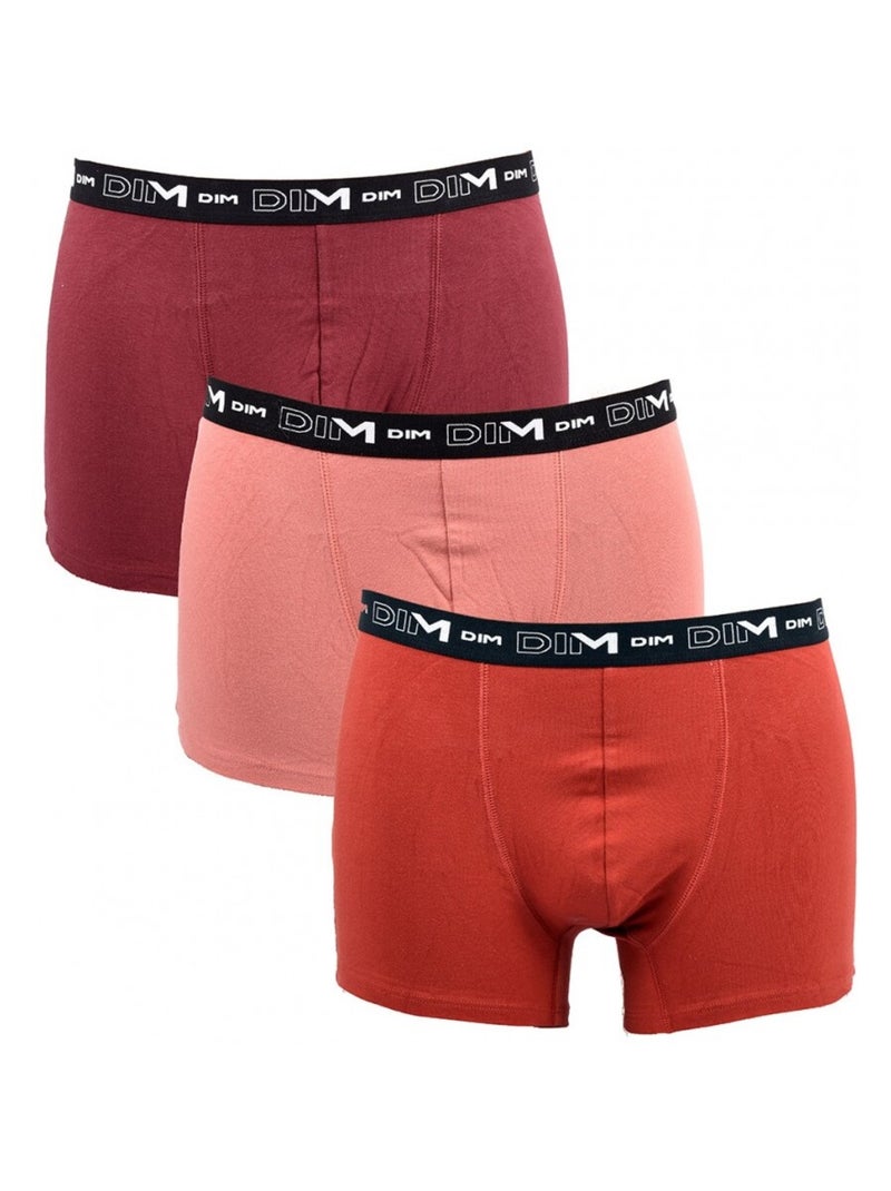 Boxer DIM Confezione da 3 Rosso carminio - Kiabi