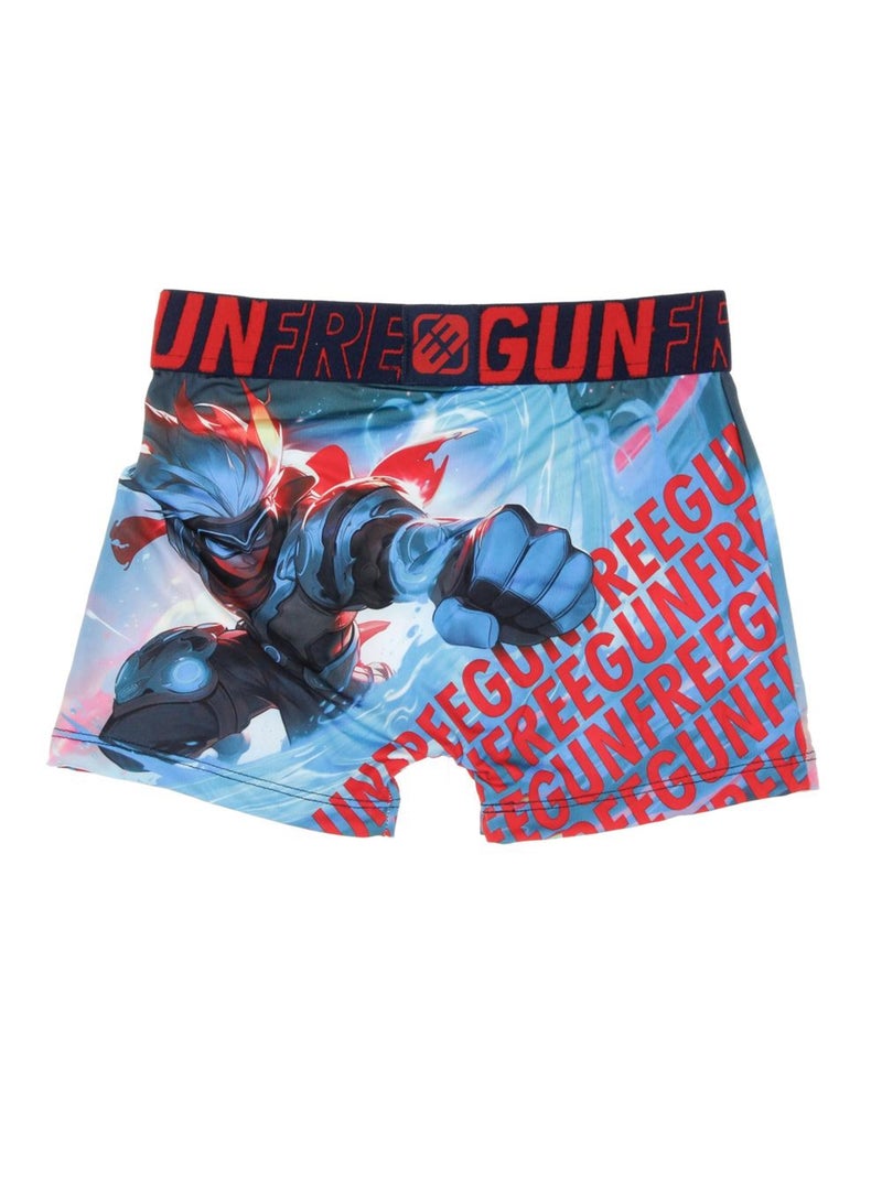 Boxer Freegun per Ragazzo - Fantasia Rosso - Kiabi