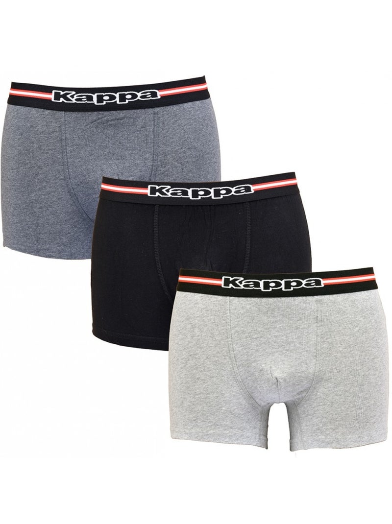 Boxer KAPPA per Uomo Qualità e Comfort - Assortimento modelli foto secondo arrivi - Confezione da 3 Multicolore - Kiabi