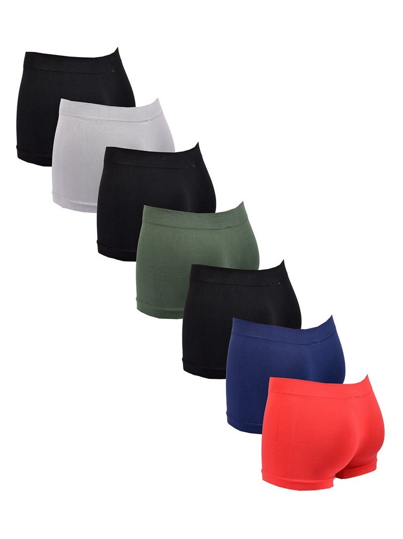 Boxer KAPPA senza Cuciture Confezione da 7 SEAMLESS0508 Nero Multicolore Grigio - Kiabi
