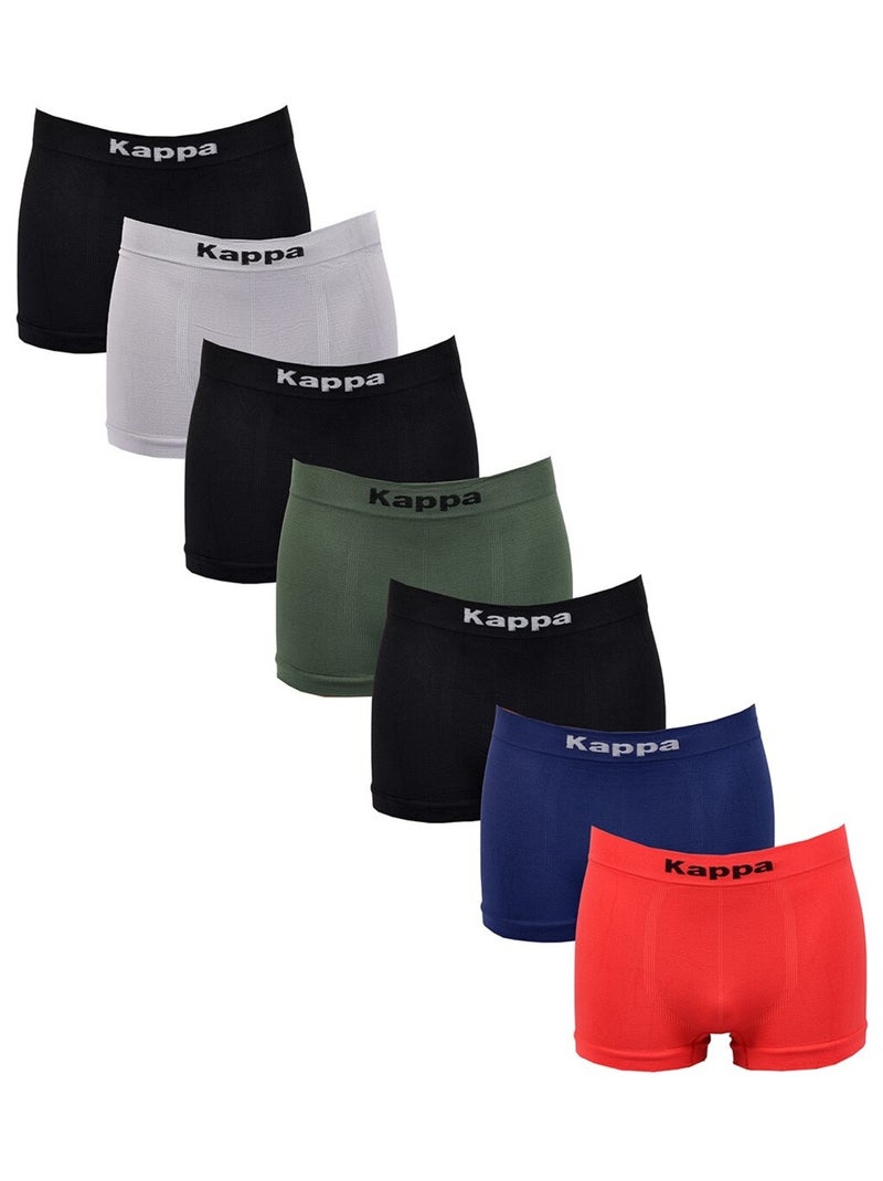 Boxer KAPPA senza Cuciture Confezione da 7 SEAMLESS0508 Nero Multicolore Grigio - Kiabi